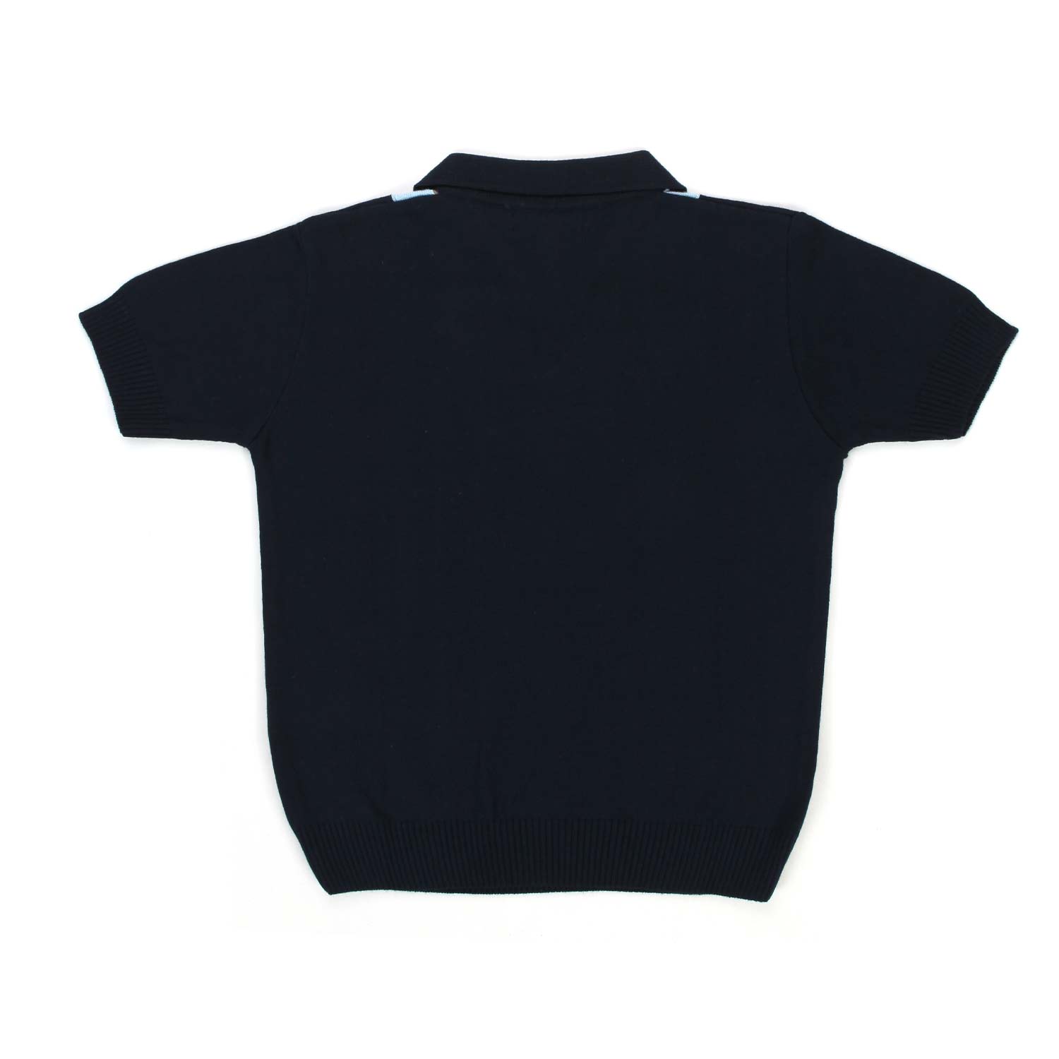 Nupkeet Polo Panay blu in tricot Presa
