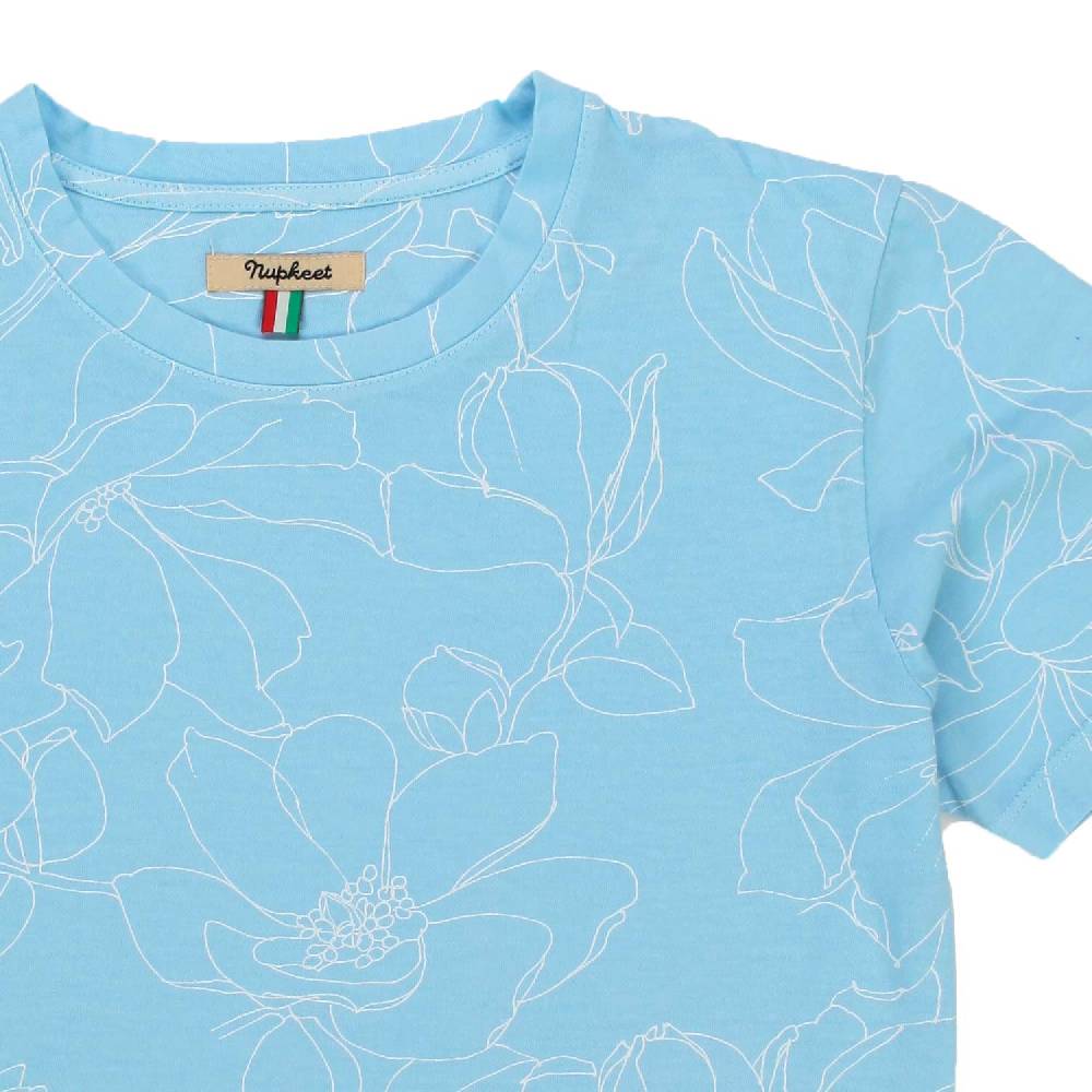 Nupkeet T-shirt Zanzibar azzurra Consegna Veloce