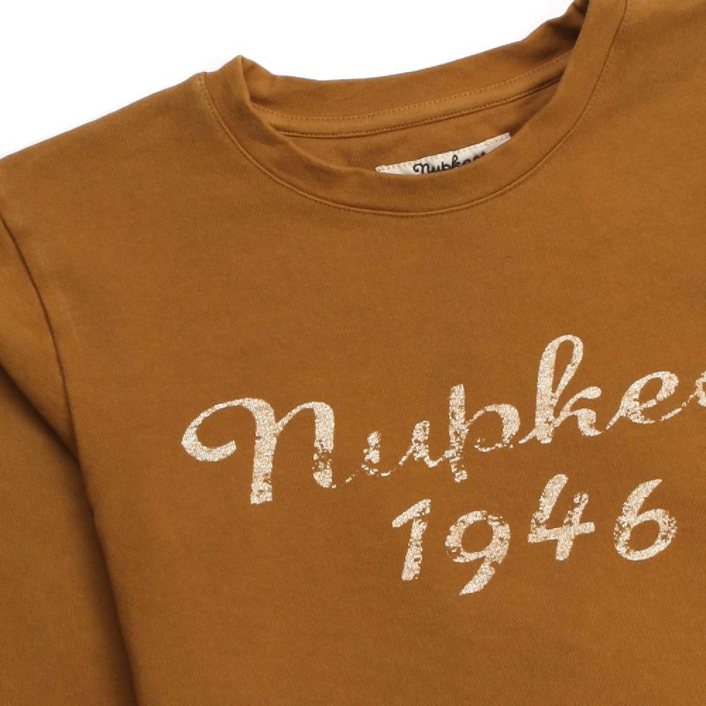 Nupkeet Scimmia Ocra – T-shirt a manica lunga bambino e teen Esporta salva