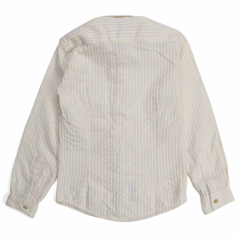 Nupkeet Iena ecru e panna – Camicia in mussola ricamata Economico
