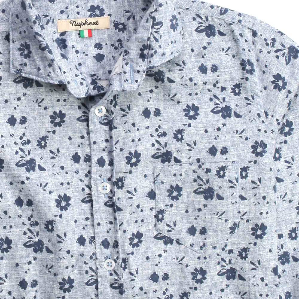 Nupkeet Murena azzurra – Camicia in flanella tartan Vendite Flash