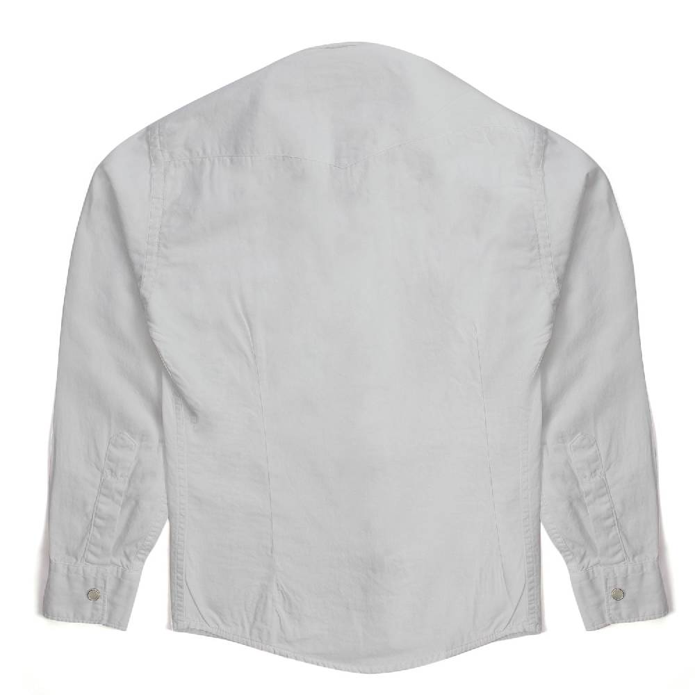 Nupkeet Gufo bianca – Camicia texana in gabardine Negozio