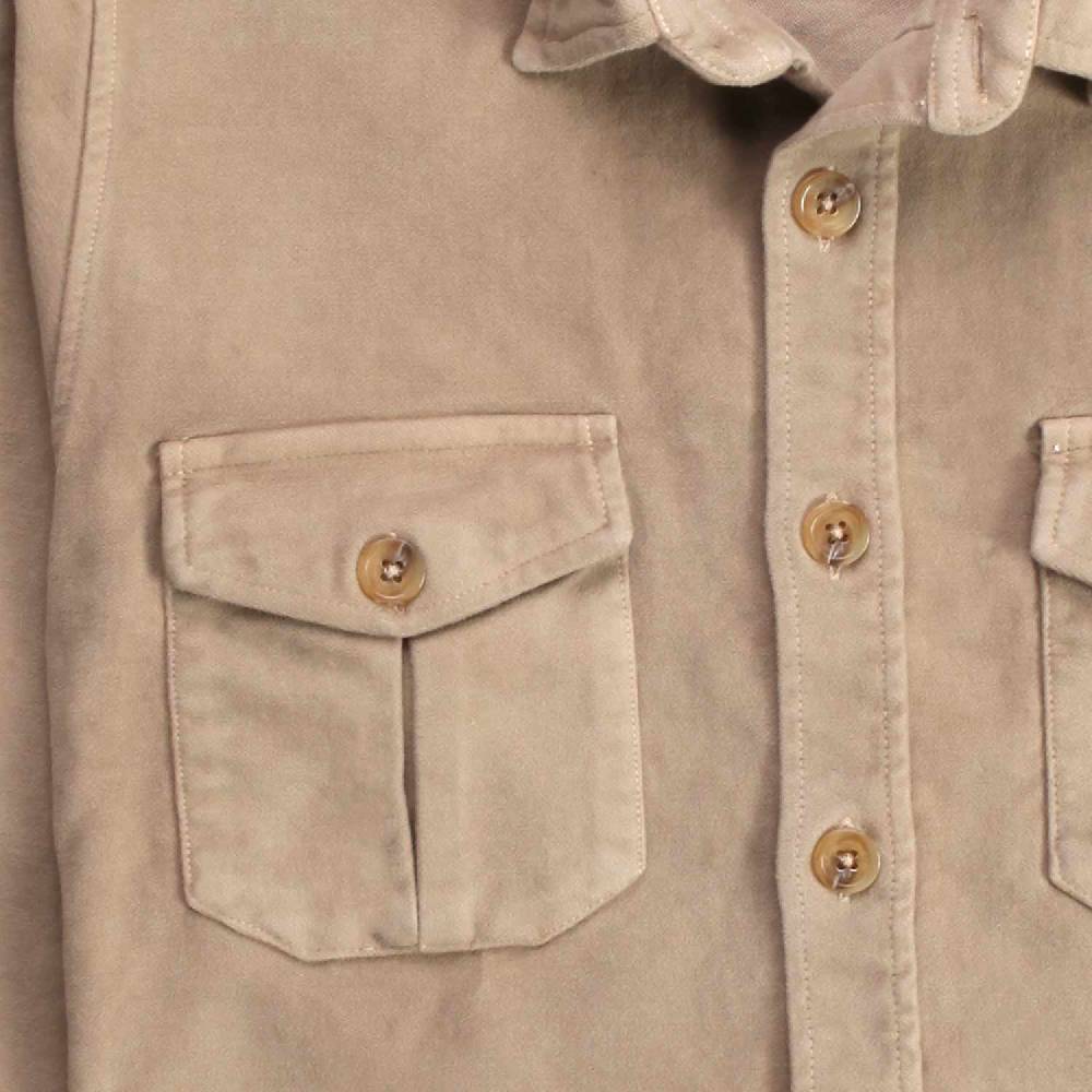 Nupkeet Canarino gianduia – Giacca a camicia in fustagno In Saldo