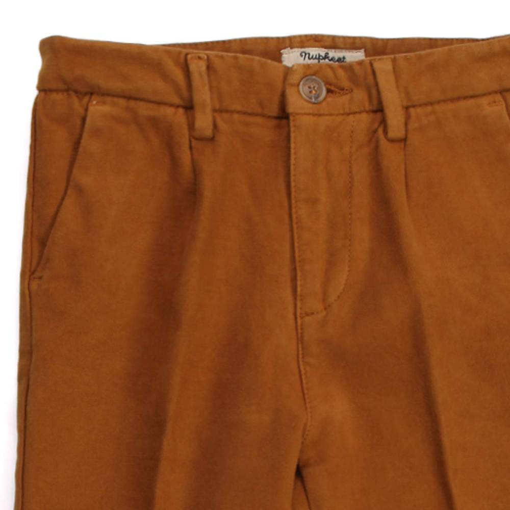 Nupkeet Gallo ocra – Pantalone fustagno bambino e teen Nuova