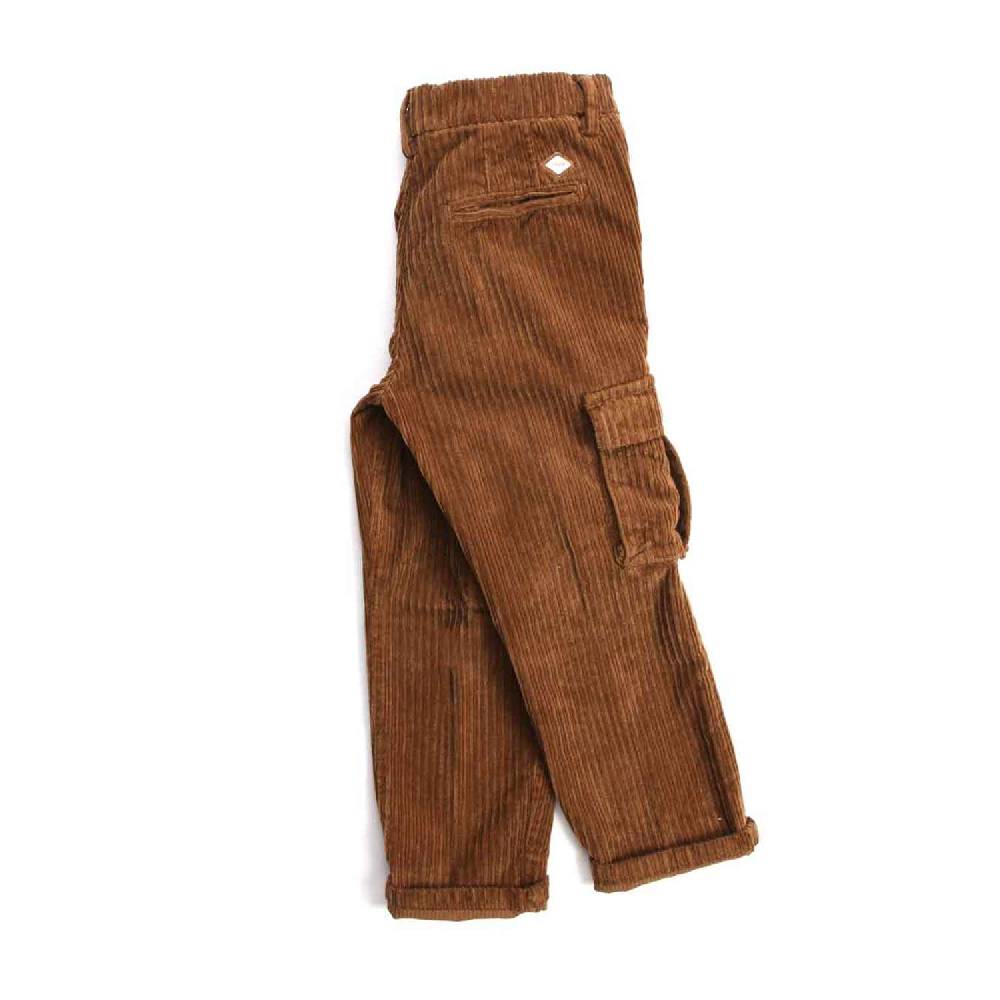Nupkeet Coniglio color bruciato – Pantalone in velluto bambino e ragazzo Italy