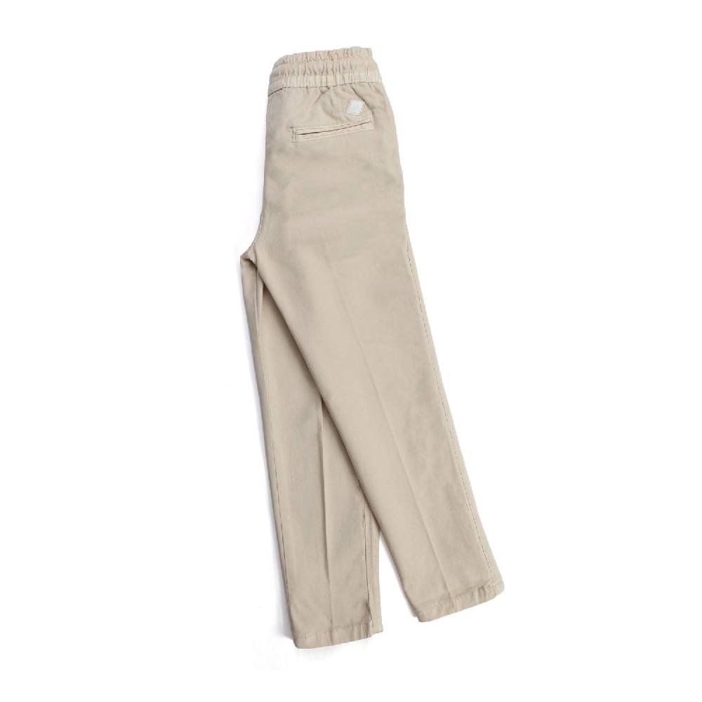 Nupkeet Cefalo panna – Pantalone in gabardine bambino e ragazzo In Linea