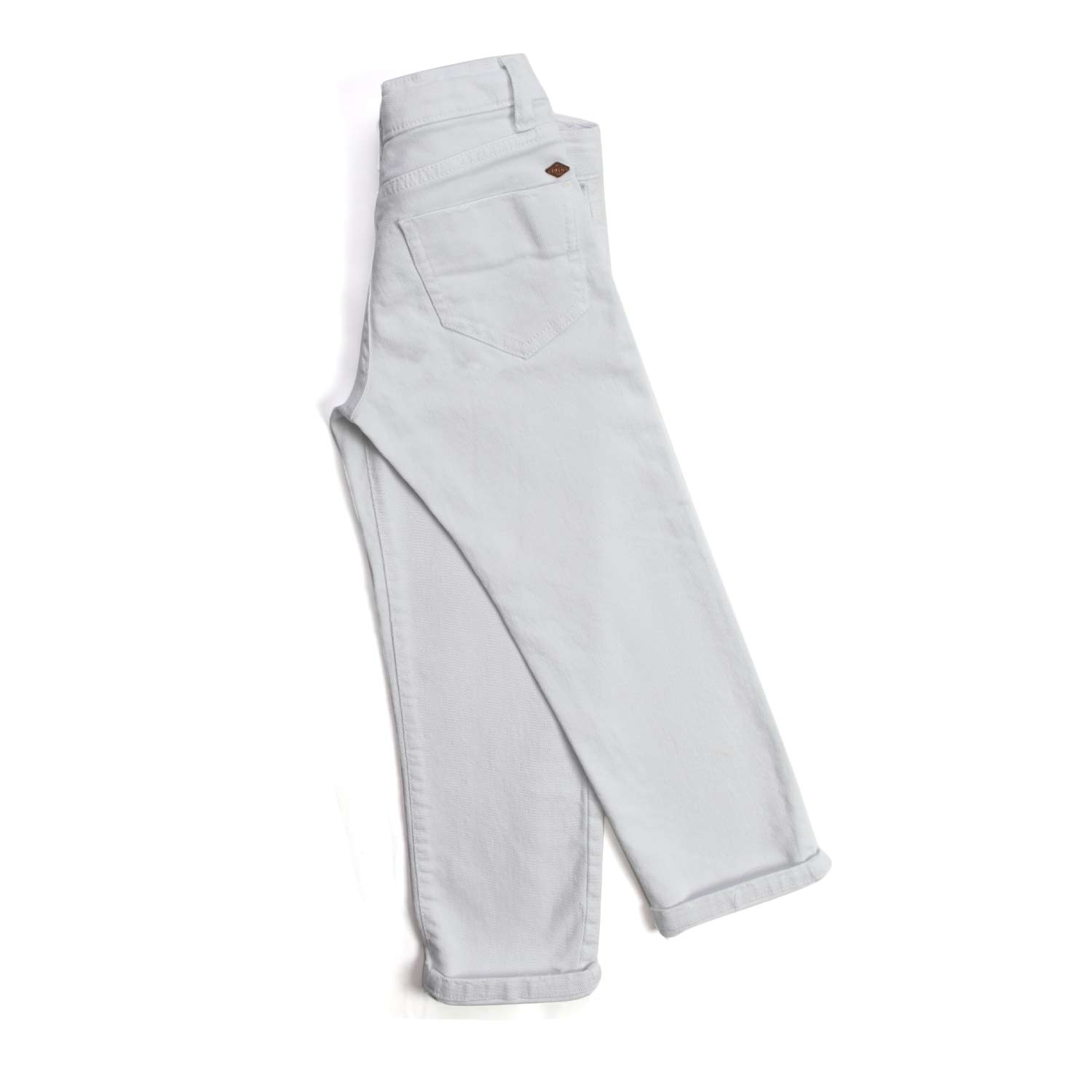 Nupkeet Biscia bianco – Pantalone 5 tasche bambino e teen Promozione