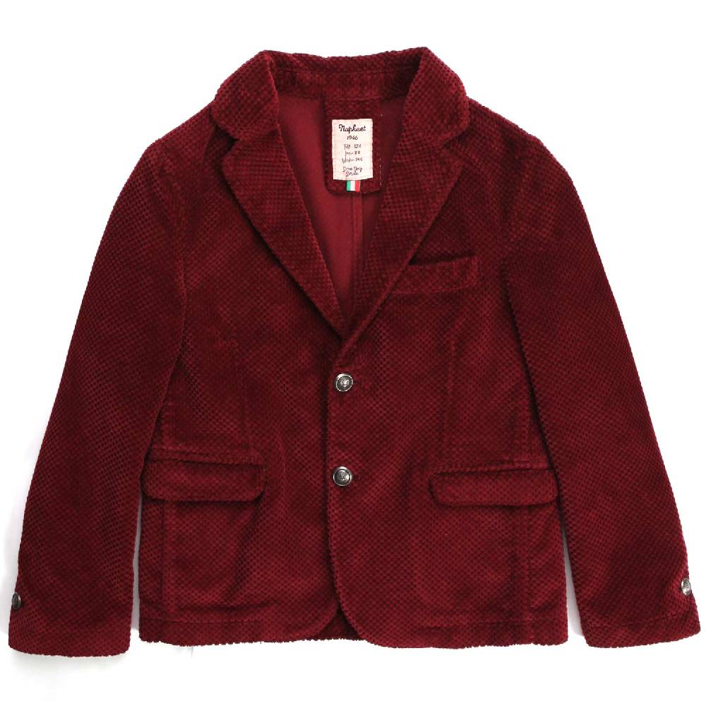 Nupkeet Topino bordeaux – Giacca bambino e teenager