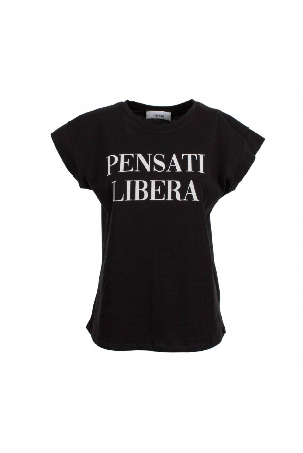 Odì Odì PENSATI 000S4D6 T-SHIRT NERO Prezzo Ridotto