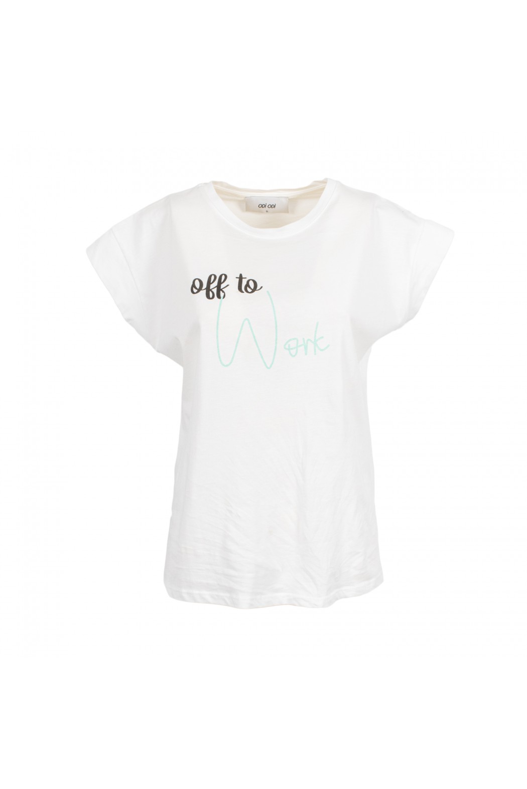 Odì Odì OFF TO000S4D7 T-SHIRT BIANCO Presa