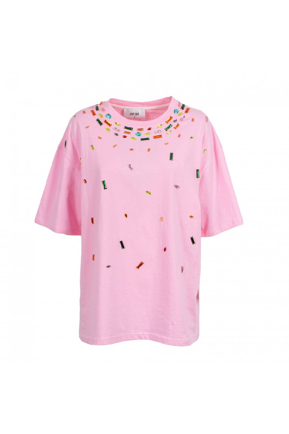 Odì Odì FIASTRA 000S4G8 T-SHIRT ROSA Soddisfazione Garantita