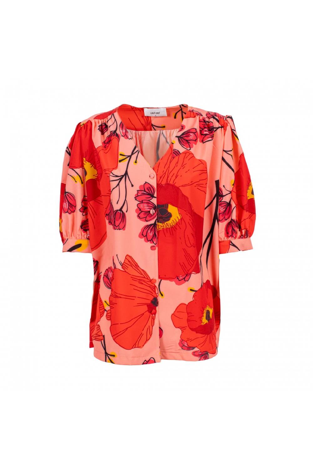 Odì Odì ERNY 250S406 CAMICIE e BLUSE FIORE ROSA/ROSSO 3471 Promozione Limitata