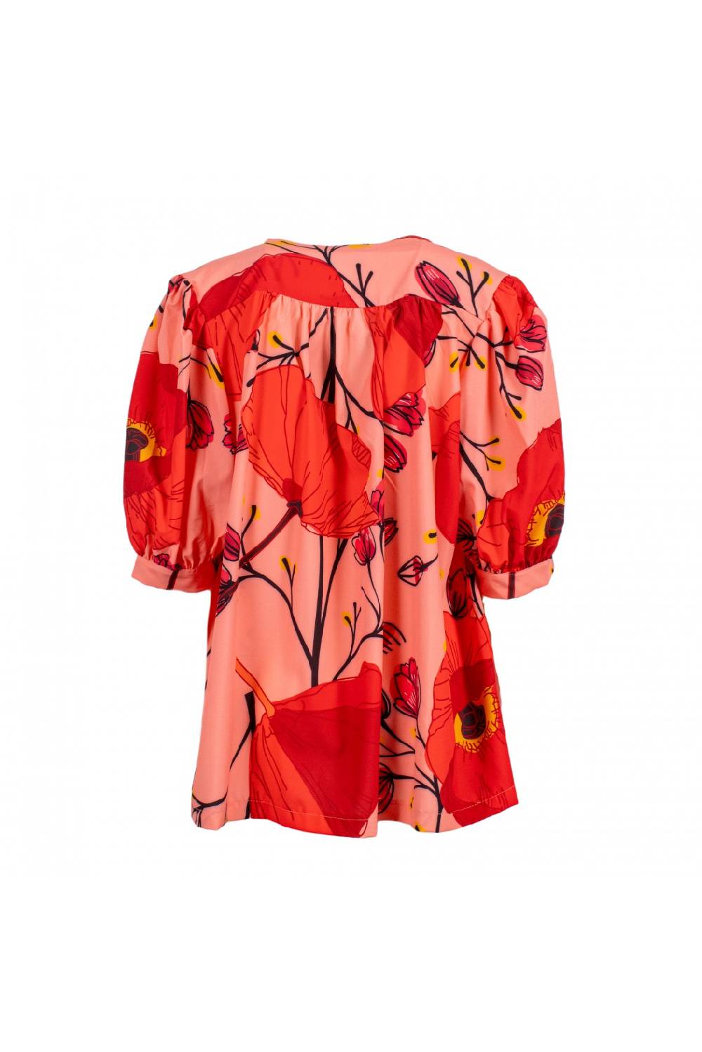 Odì Odì ERNY 250S406 CAMICIE e BLUSE FIORE ROSA/ROSSO 3471 Promozione Limitata