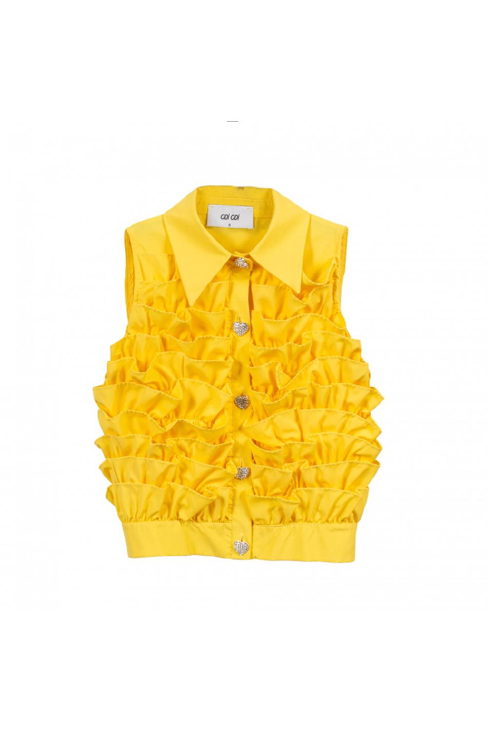 Odì Odì ERLI 120S4D9 TOP e BODY GIALLO Flash Sale
