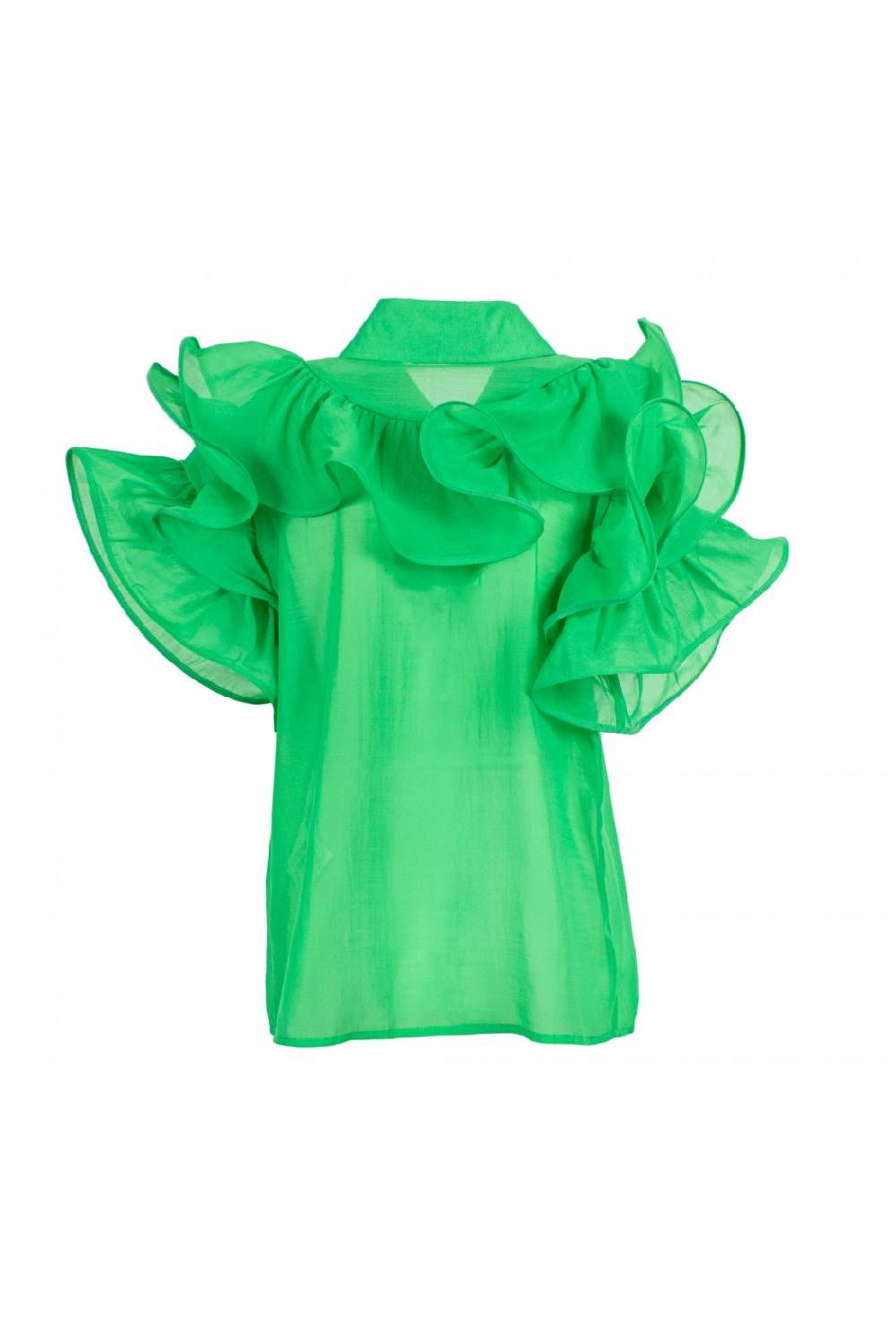 Odì Odì CHIAVARI 250S4F2 CAMICIE e BLUSE VERDE Vendita Economica