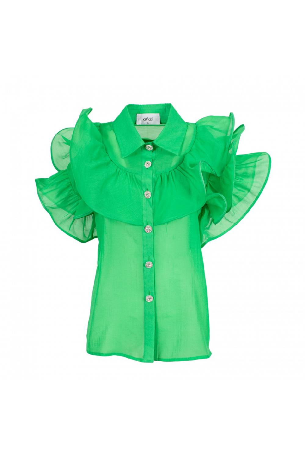 Odì Odì CHIAVARI 250S4F2 CAMICIE e BLUSE VERDE Vendita Economica