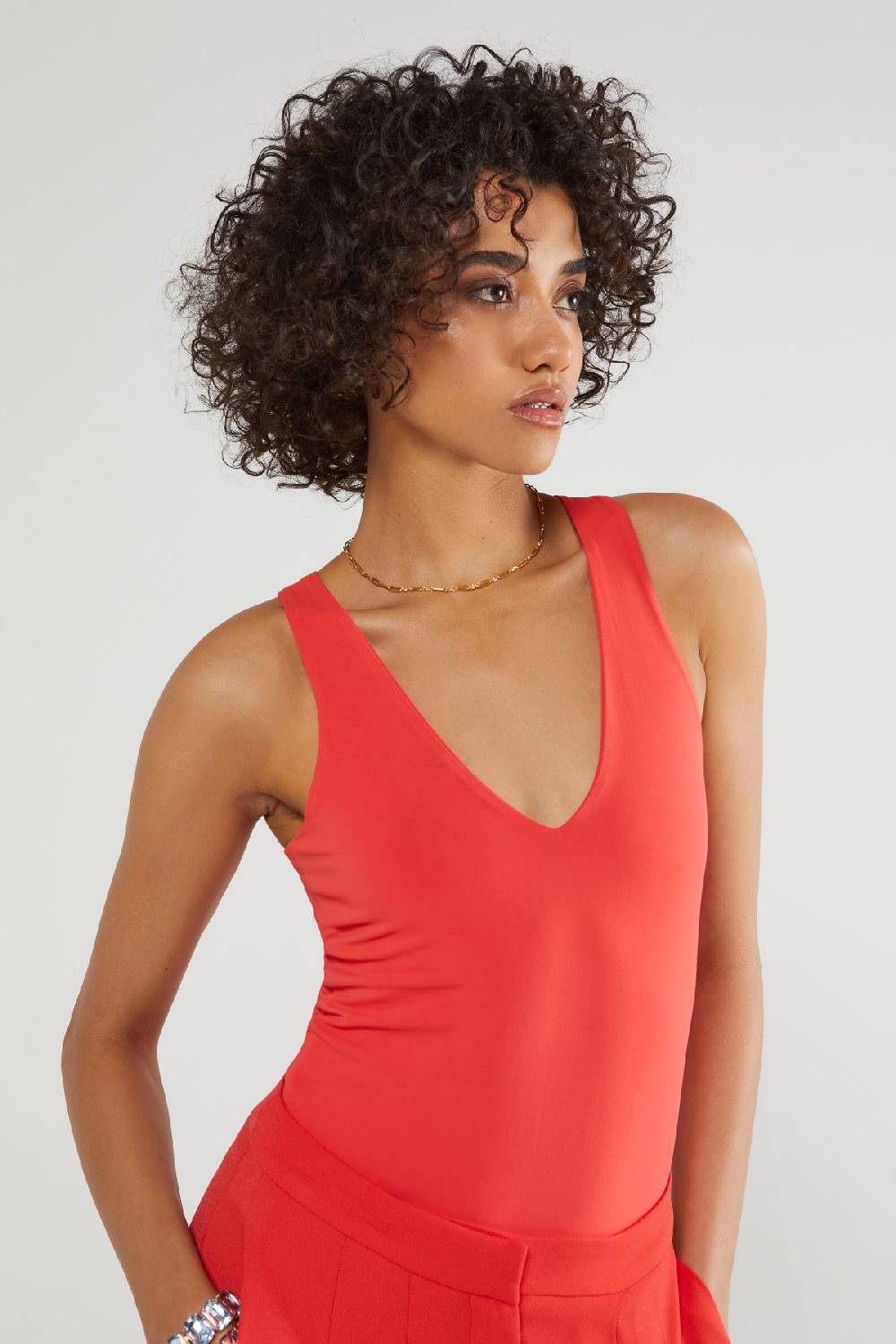 ottod'Ame V-neck top Vendita Calda
