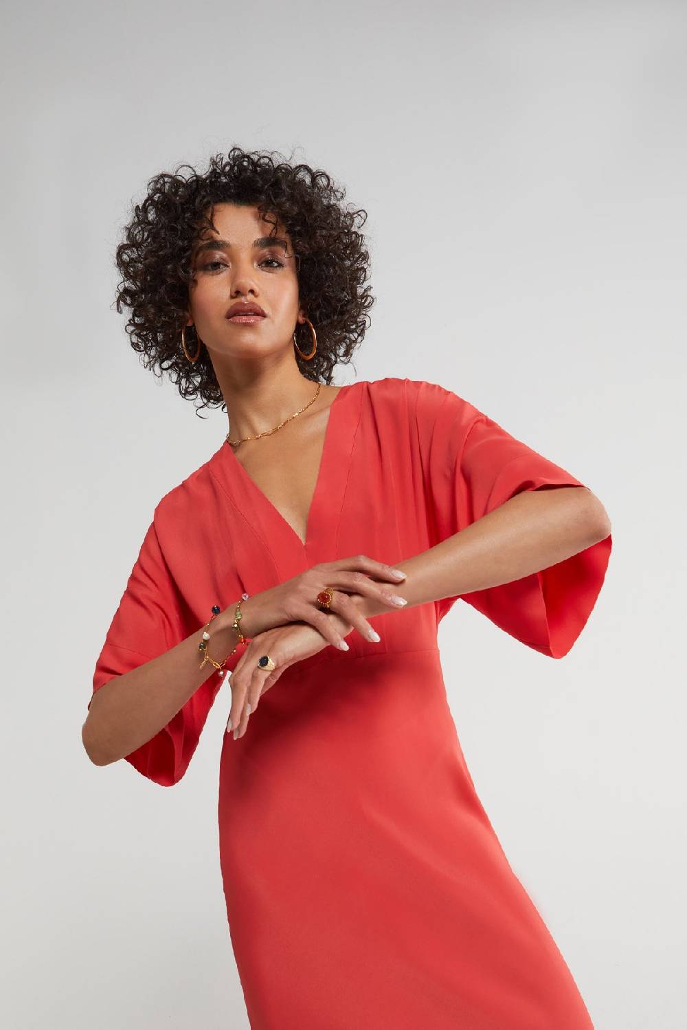 ottod'Ame Silk blend long dress Vendite Flash