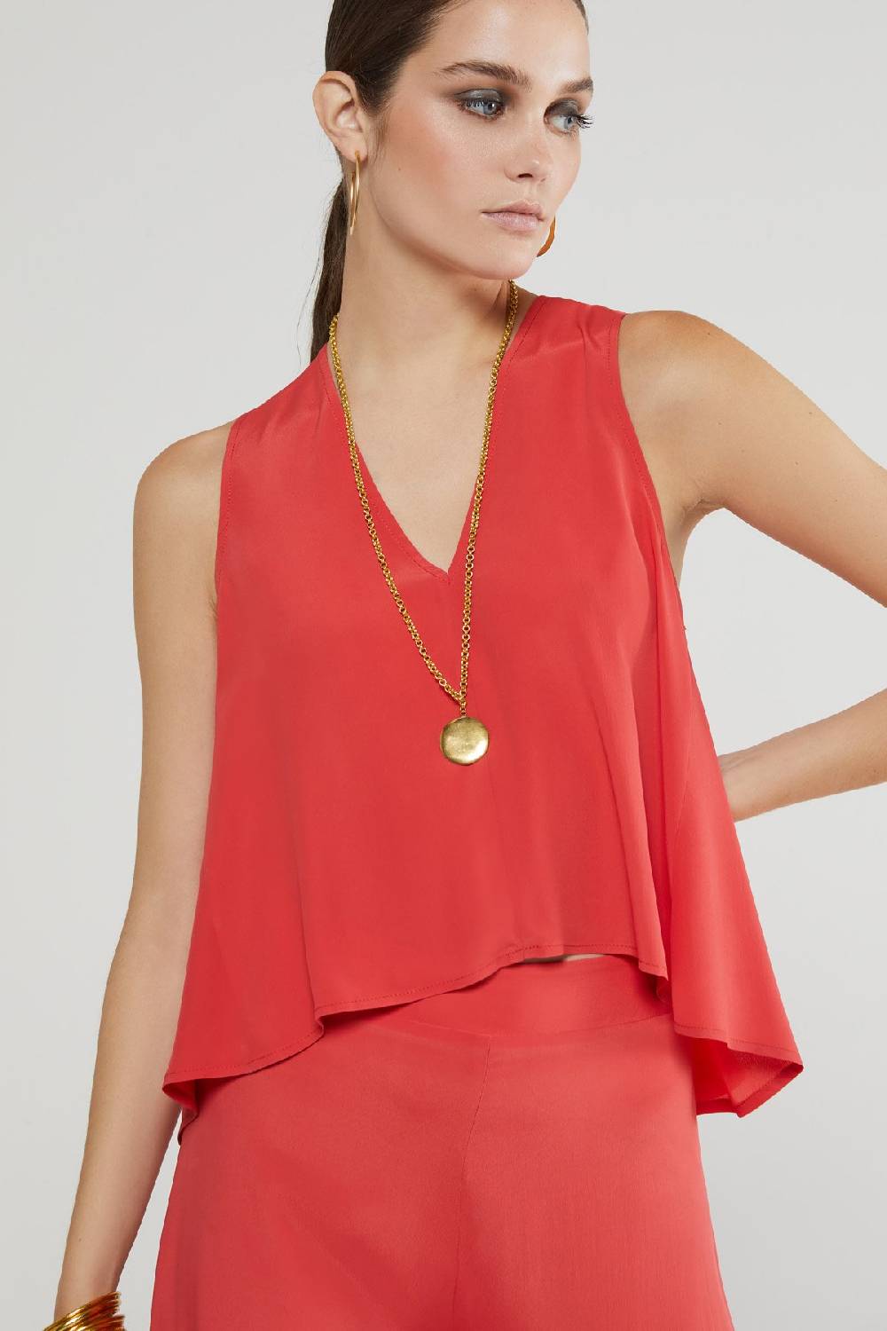 ottod'Ame Silk blend top In Saldo