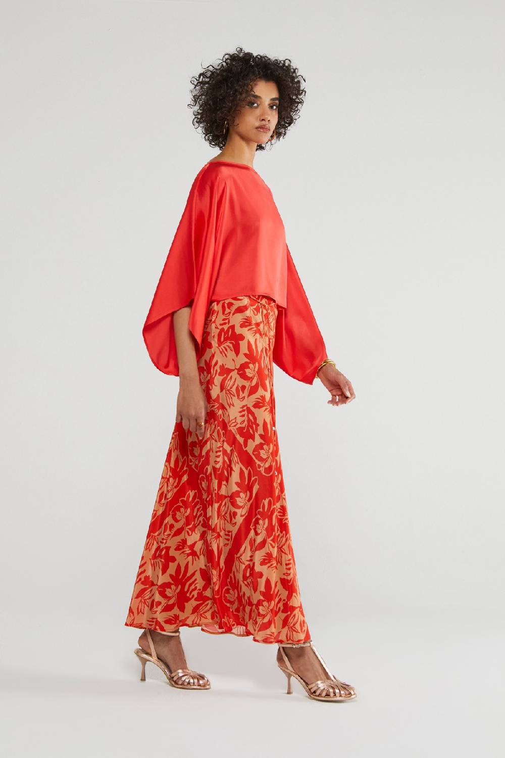 ottod'Ame Printed viscose skirt Nuova