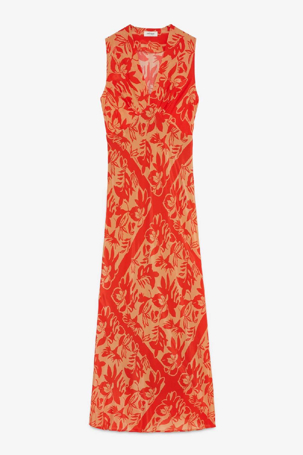 ottod'Ame Printed viscose long dress Italia