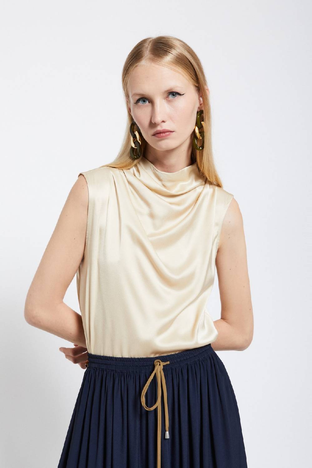 ottod'Ame Viscose top In Linea