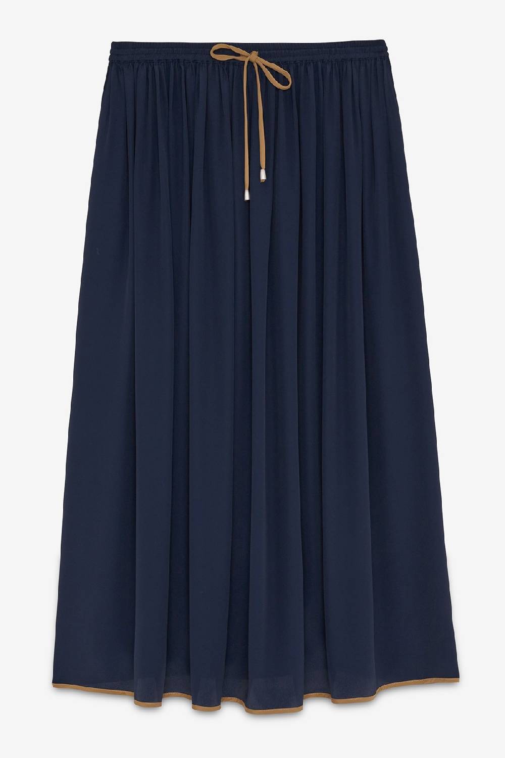 ottod'Ame Silk-blend long skirt Nuovo