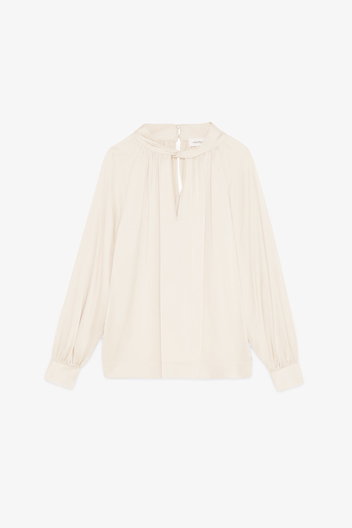 ottod'Ame Viscose blouse with knot Qualità