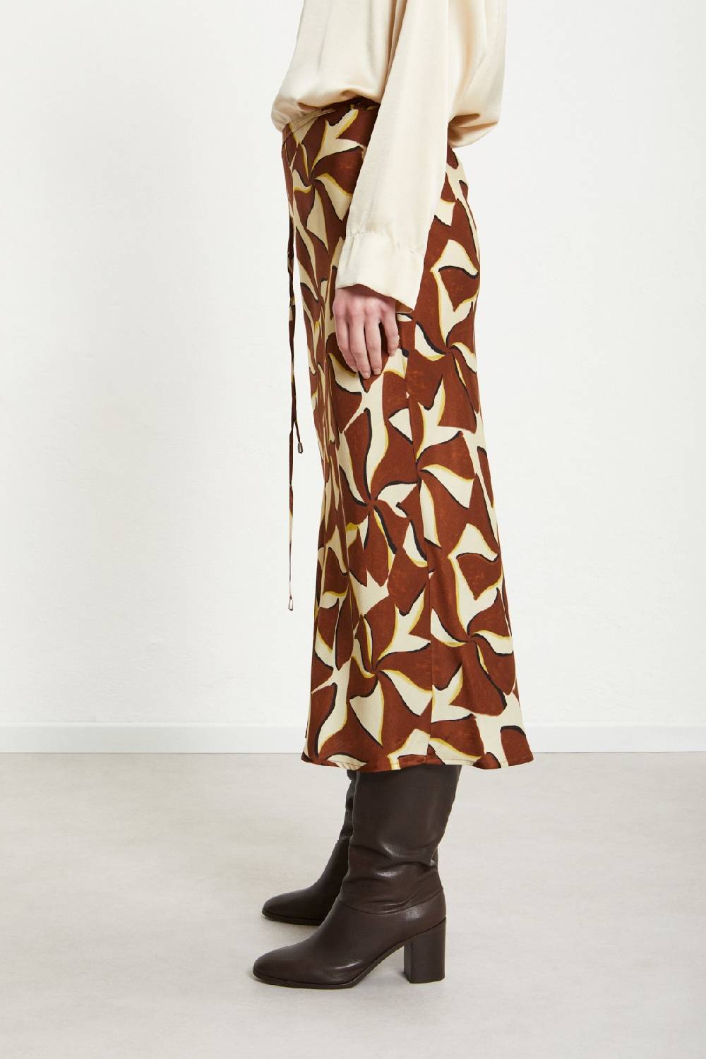 ottod'Ame Viscose midi skirt Spedizione Gratuita
