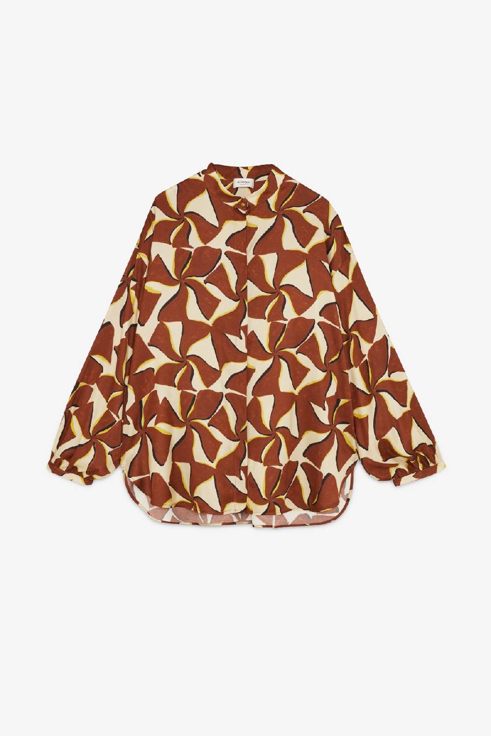 ottod'Ame Viscose shirt with rounded bottom Pezzi Unici