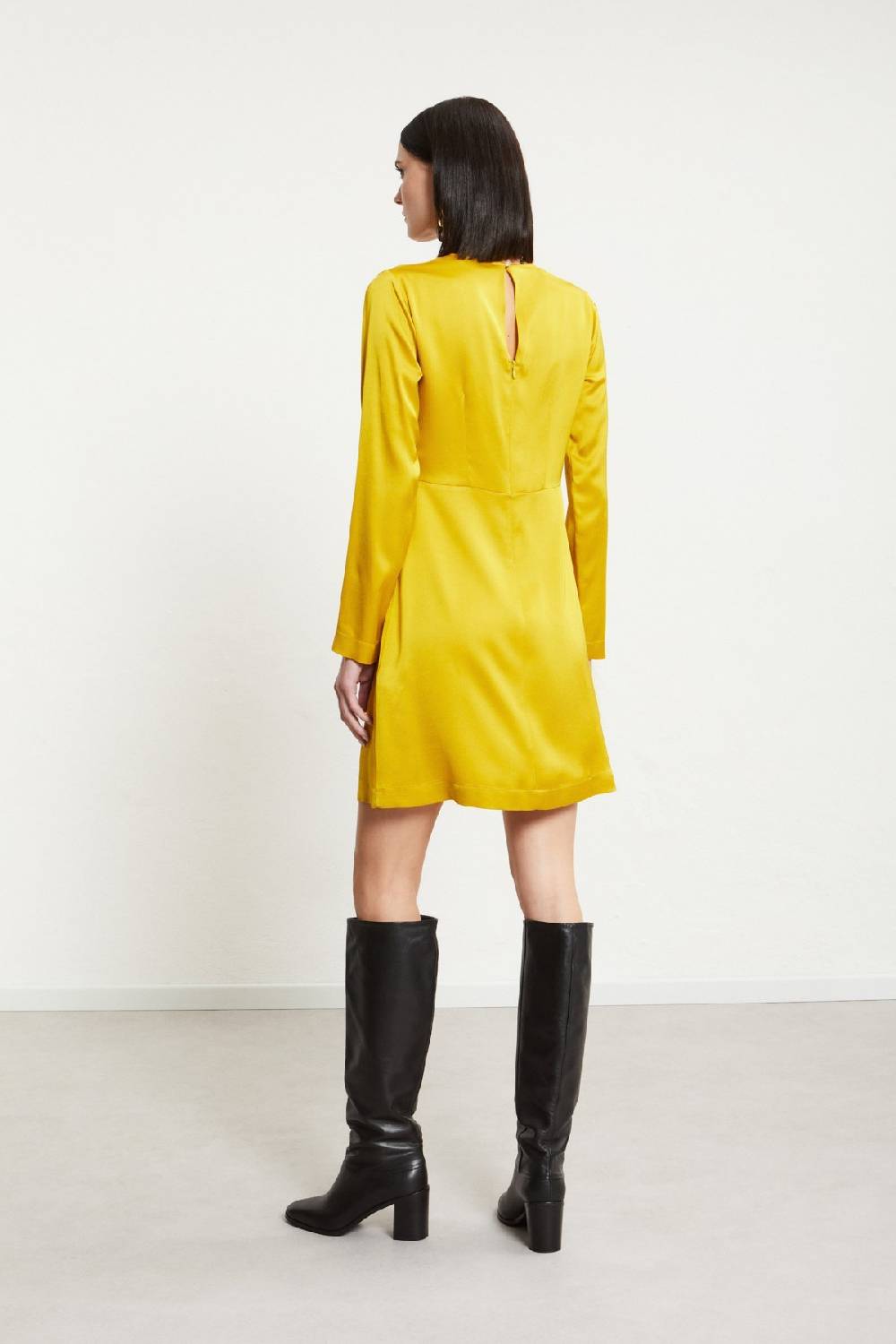 ottod'Ame Viscose short dress with knot Soddisfazione Garantita
