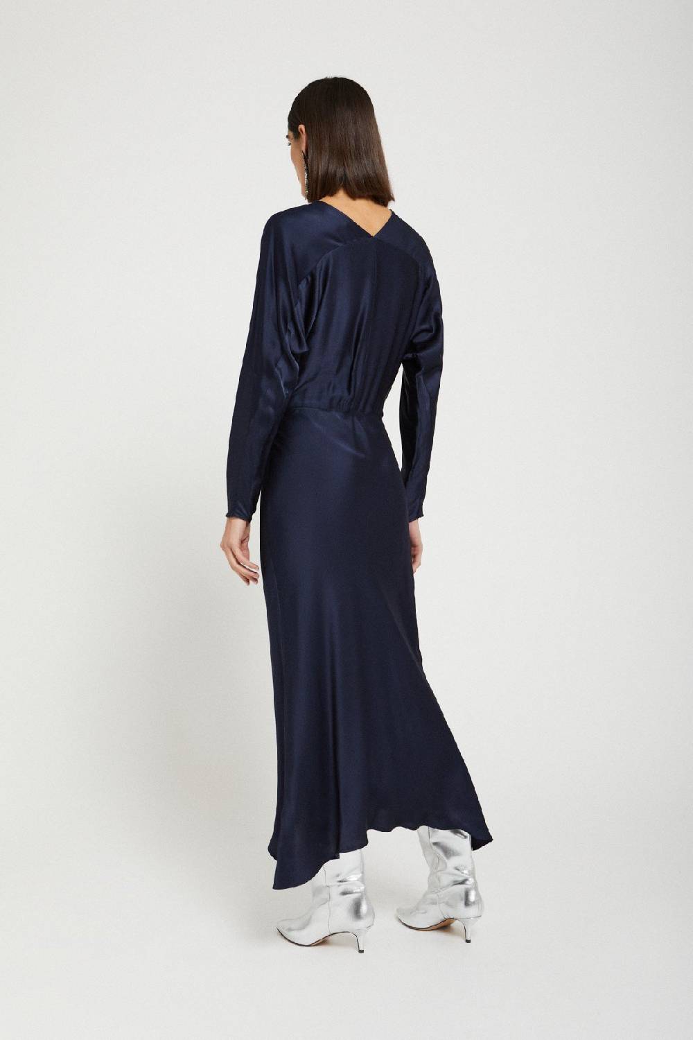 ottod'Ame Viscose long dress with rounded bottom Shopping Online