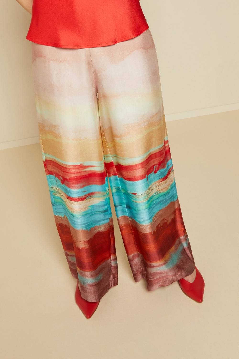 ottod'Ame Fluid viscose palazzo trousers Novità