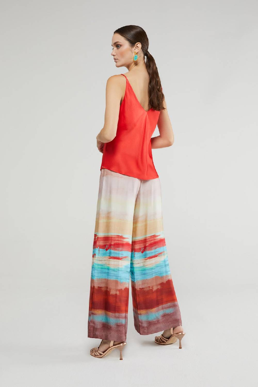 ottod'Ame Fluid viscose palazzo trousers Novità