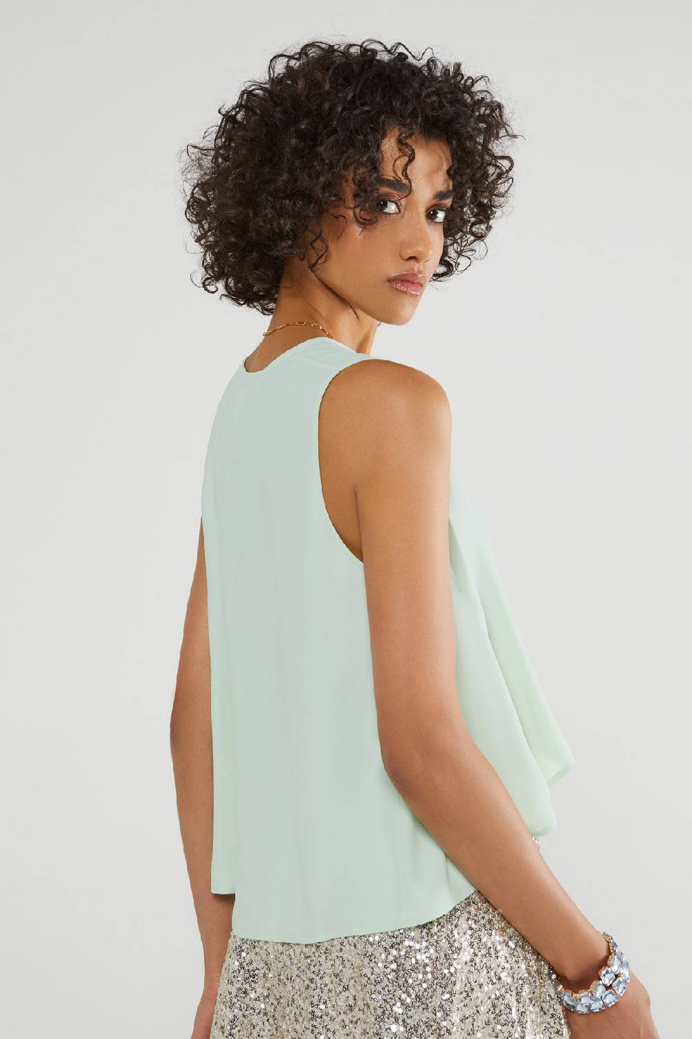 ottod'Ame Silk blend top Economico