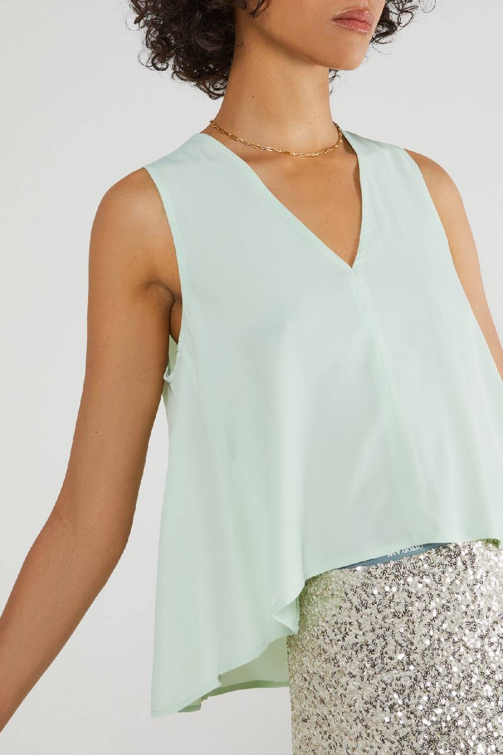 ottod'Ame Silk blend top Economico