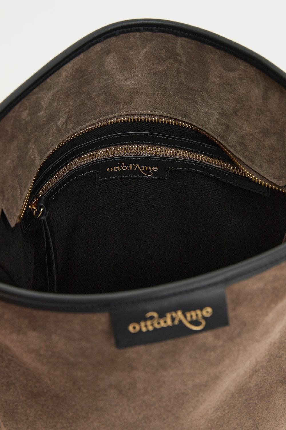 ottod'Ame Leather bucket bag Vendita Calda