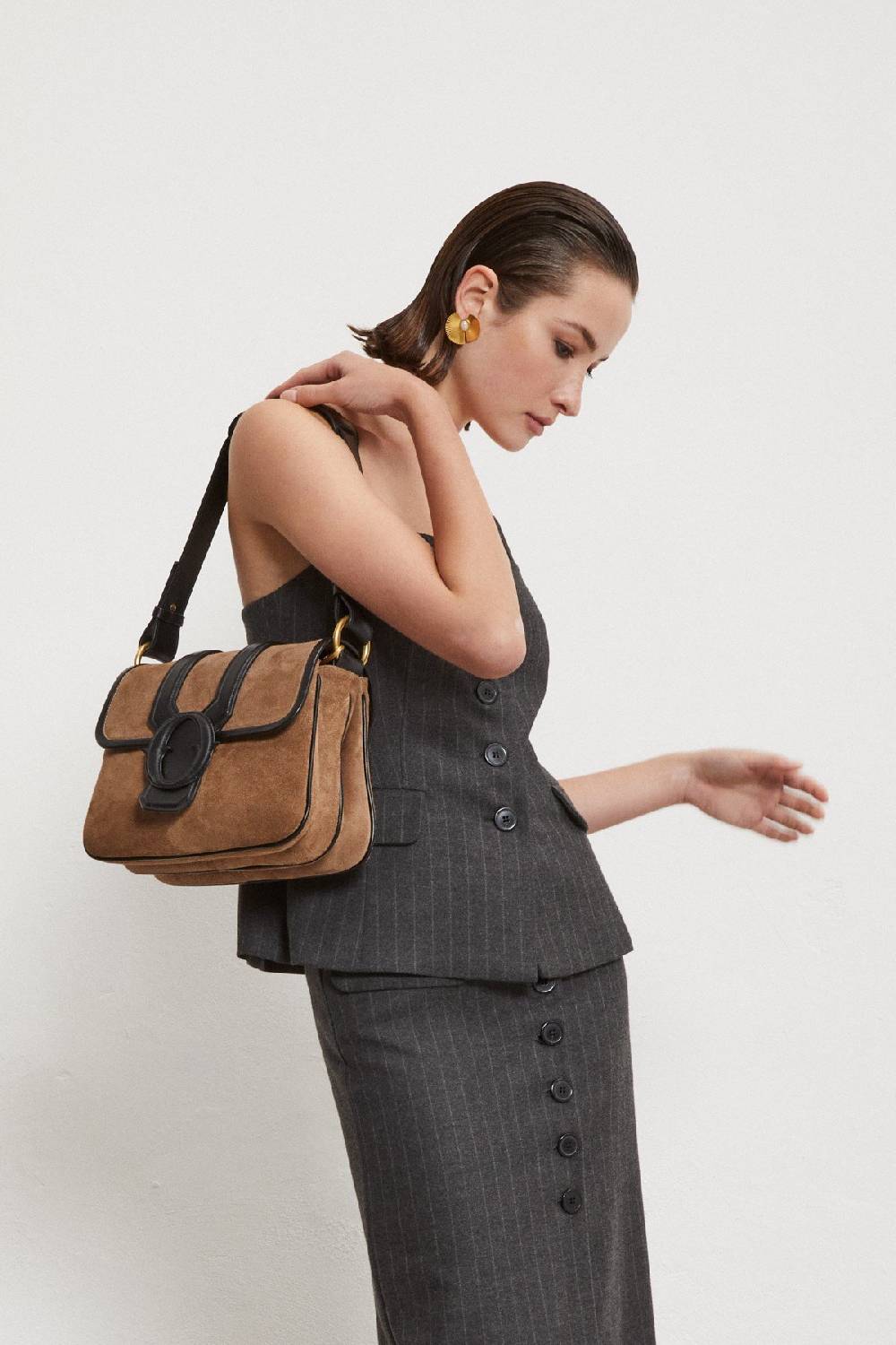 ottod'Ame Leather tesorino bag Vendita Economica