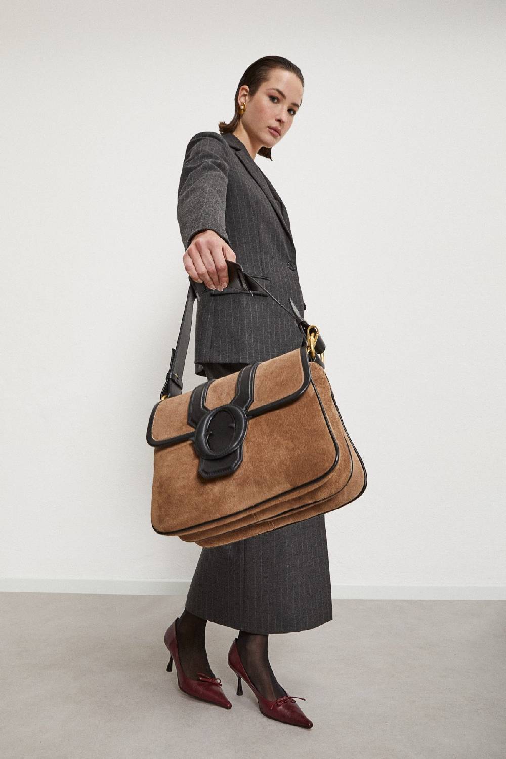 ottod'Ame Leather tesorino bag Vendita Economica