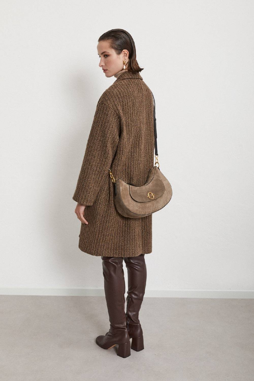 ottod'Ame Leather belly maxi bag I Più Venduti