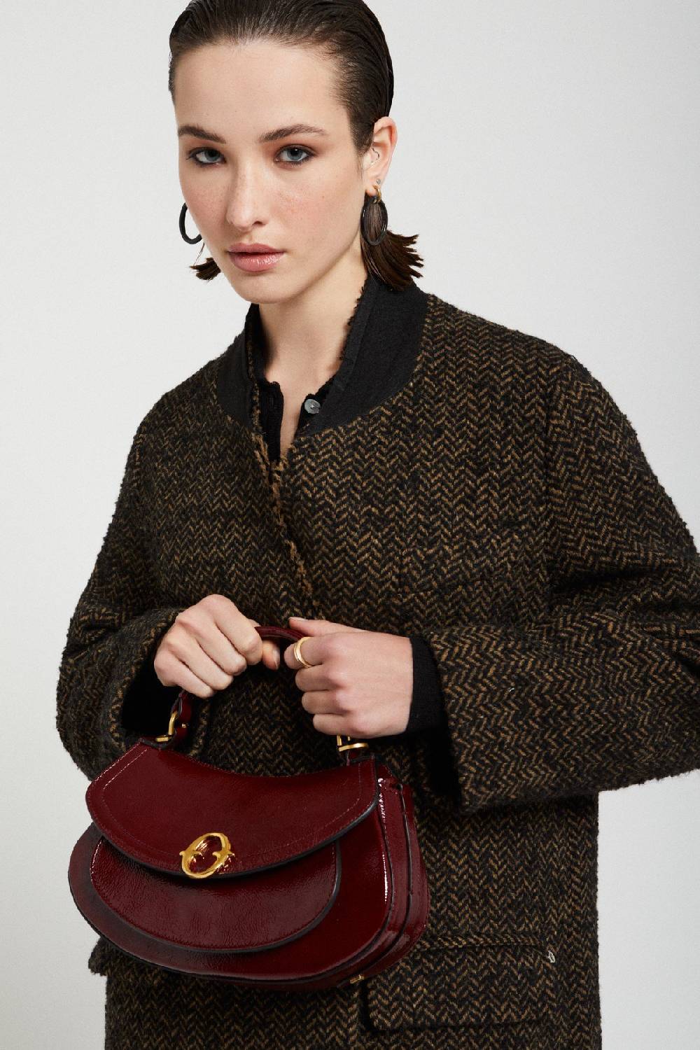ottod'Ame Leather belly mini bag Vendite Flash