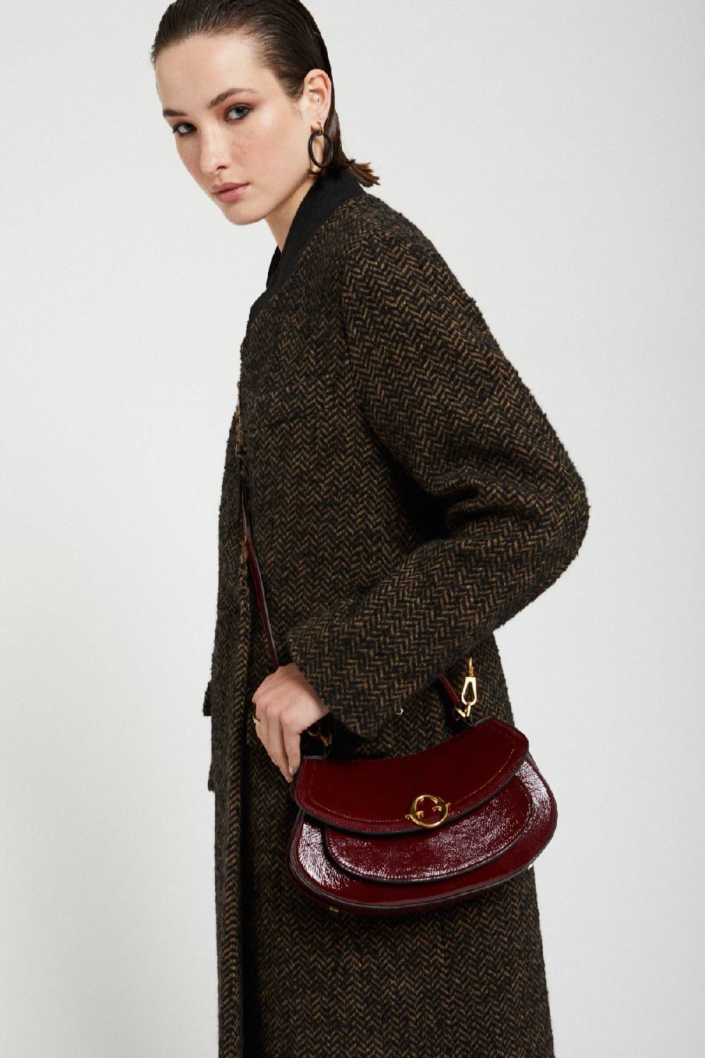 ottod'Ame Leather belly mini bag Vendite Flash