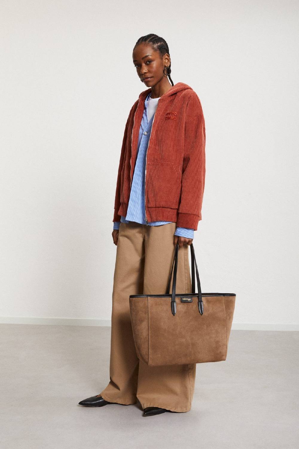 ottod'Ame Leather shopping bag Italy
