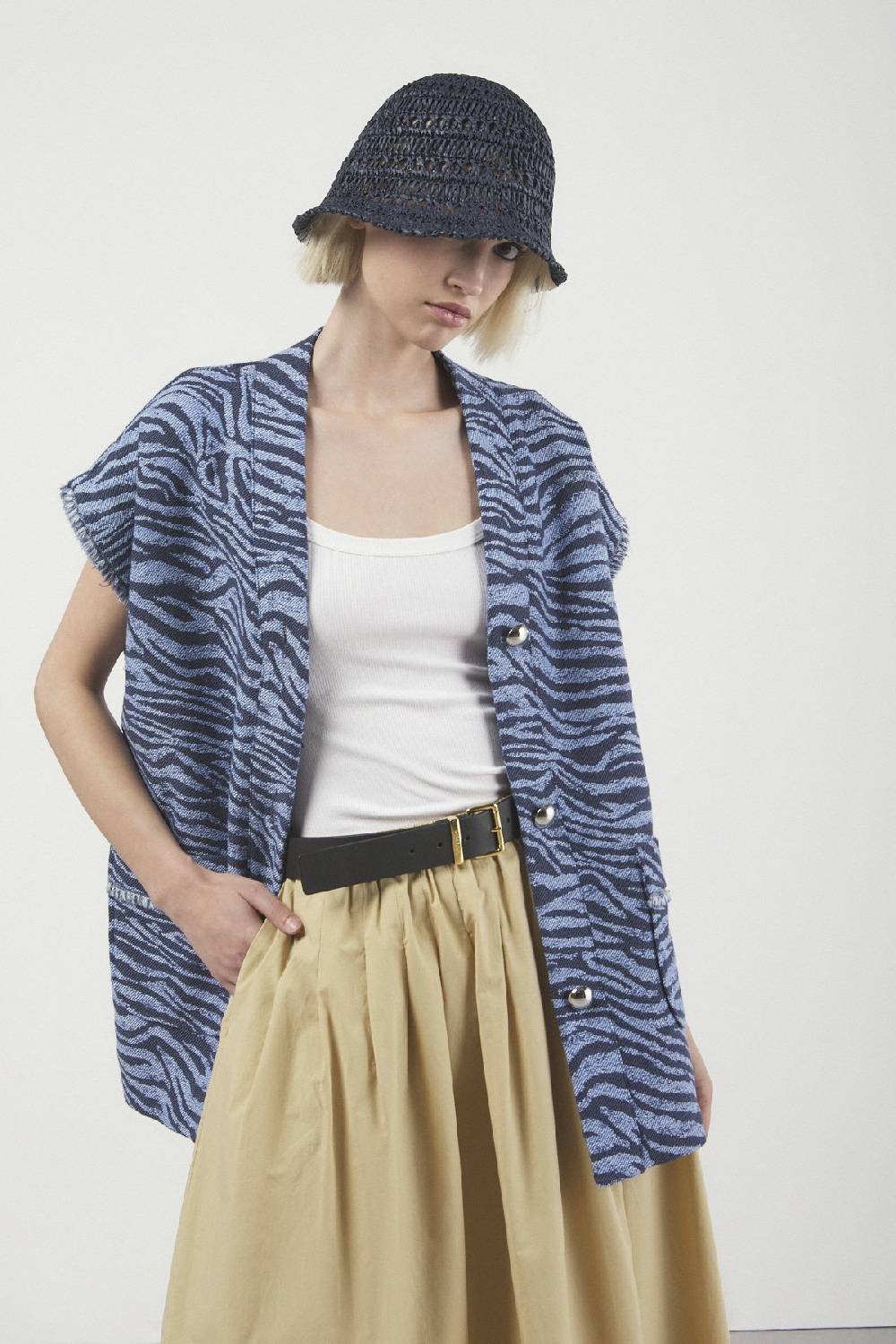 ottod'Ame Cotton blend waistcoat Vendita