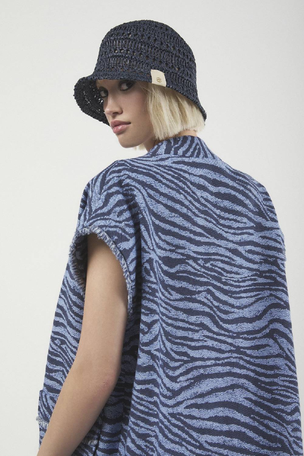 ottod'Ame Cotton blend waistcoat Vendita