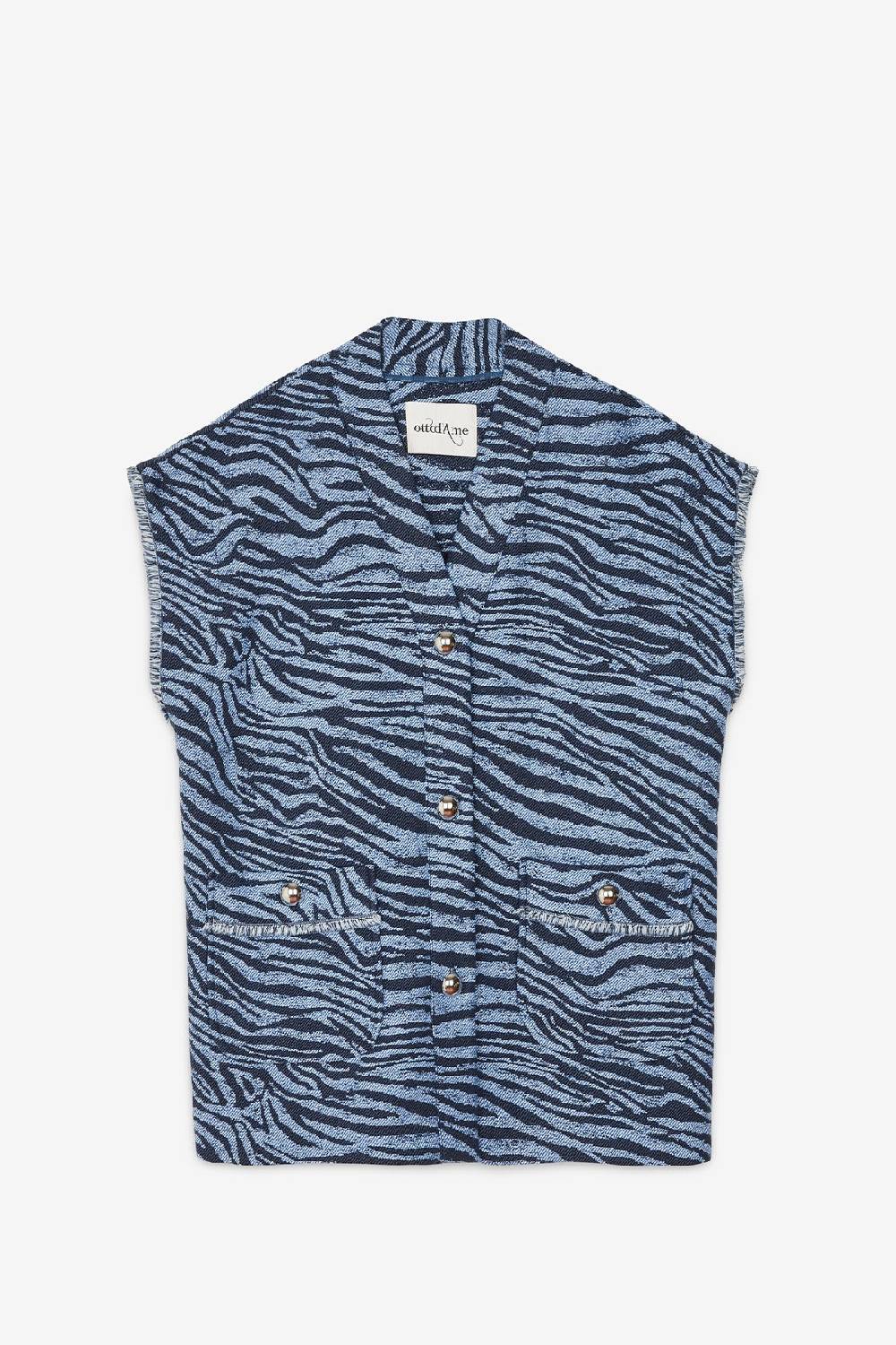 ottod'Ame Cotton blend waistcoat Vendita