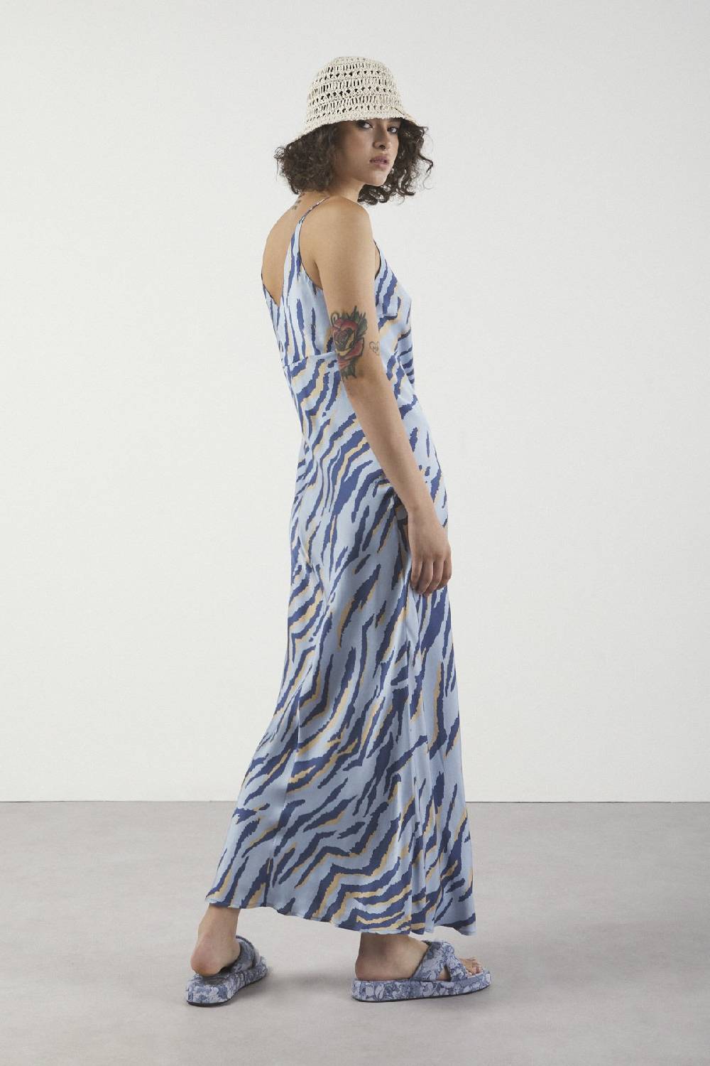ottod'Ame Viscose long dress Spedizione Gratuita