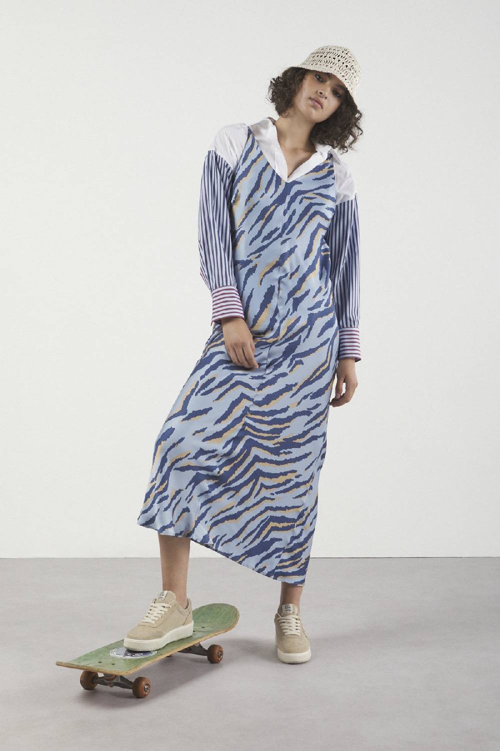 ottod'Ame Viscose long dress Spedizione Gratuita