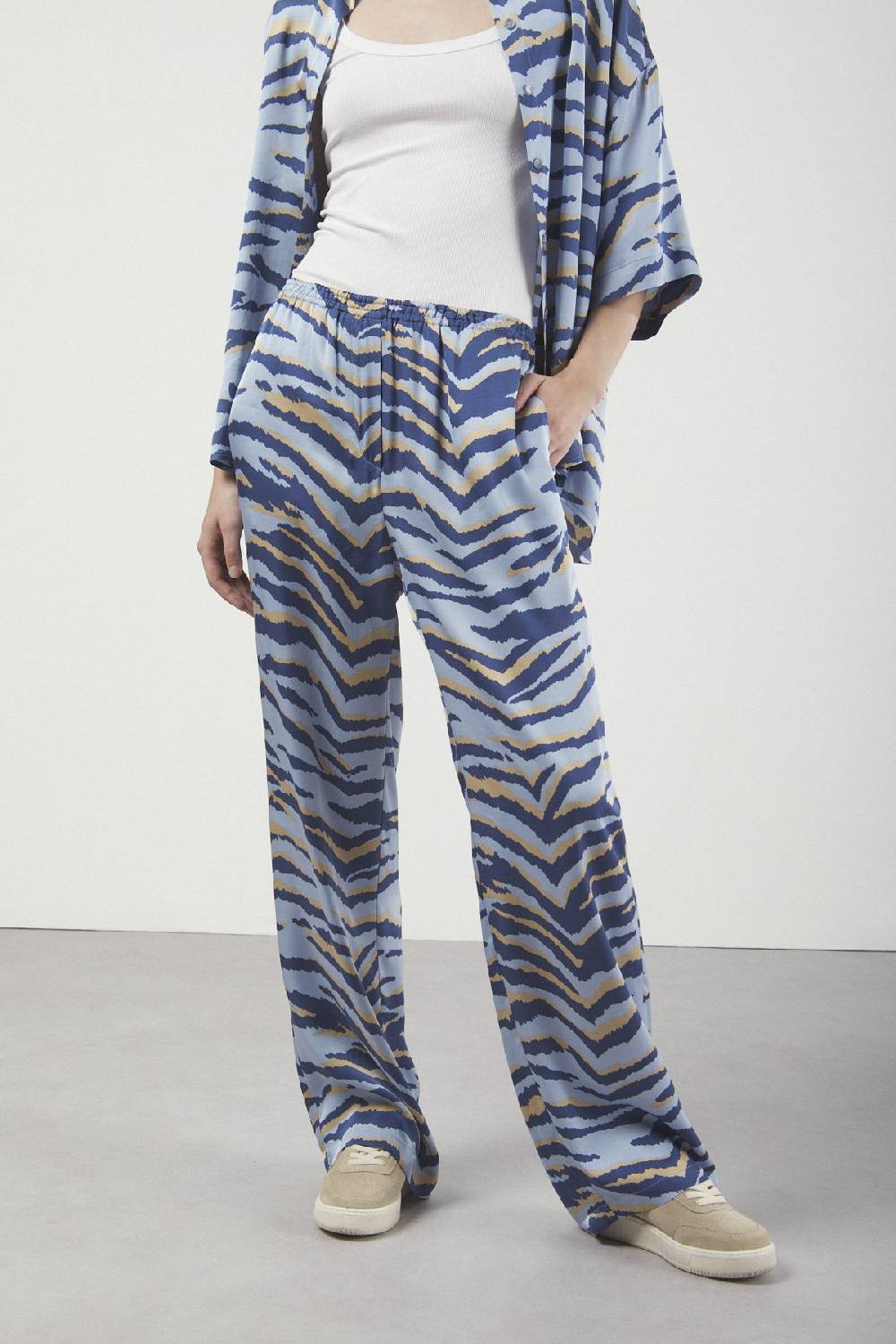 ottod'Ame Viscose palazzo trousers Qualità Garantita