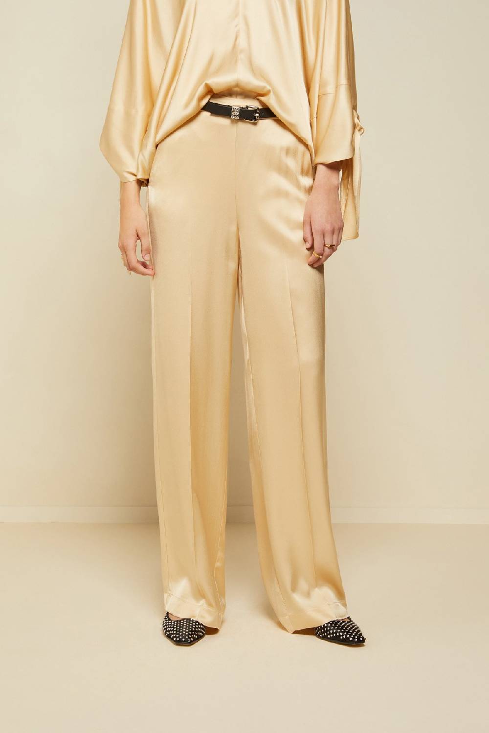 ottod'Ame Viscose palazzo trousers Affare Del Giorno